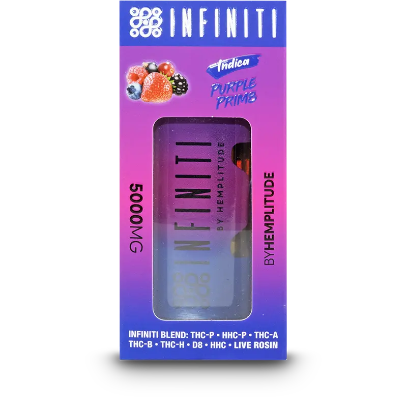 Infiniti Blend – 5 Gram Disposable – Purple Prim8