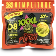 XXXL - Live Rosin THC Gummies - Durban Poison