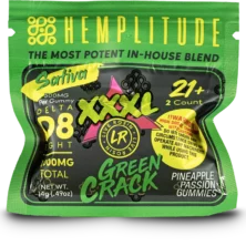 XXXL - Live Rosin THC Gummies - Green Crack