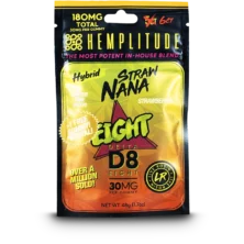 Delta 8 - Live Rosin Gummies - Strawnana